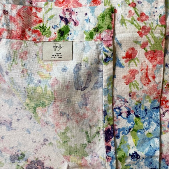 Colorful Cotton Shower Curtain - Picture 5 of 8